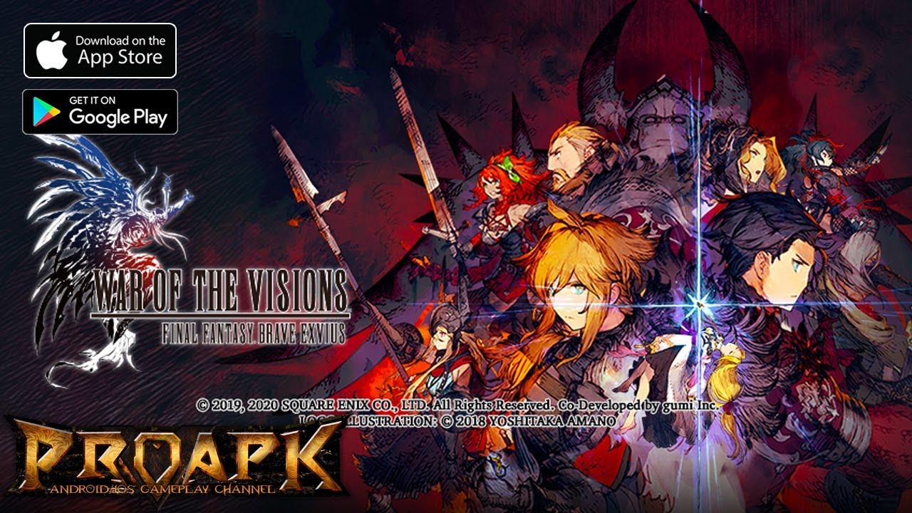 WAR OF THE VISIONS FFBE English Gameplay Android / iOS
