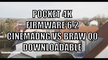 Blackmagic Pocket Cinema Camera 4k Cinemadng vs BRAW
