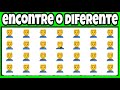 qual é o emoji diferente - 99% erram encontre o emoji diferente em 30 segundos!