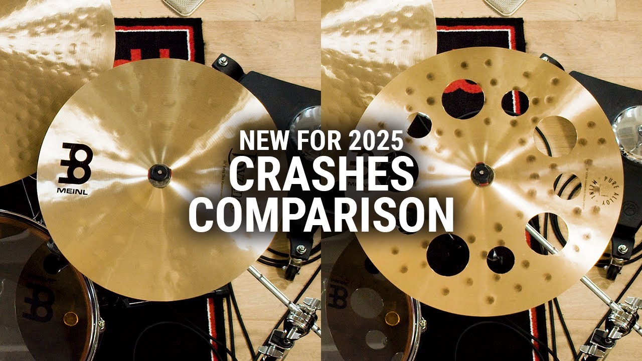 Meinl Cymbals - New for 2025 Crashes Comparison - YouTube