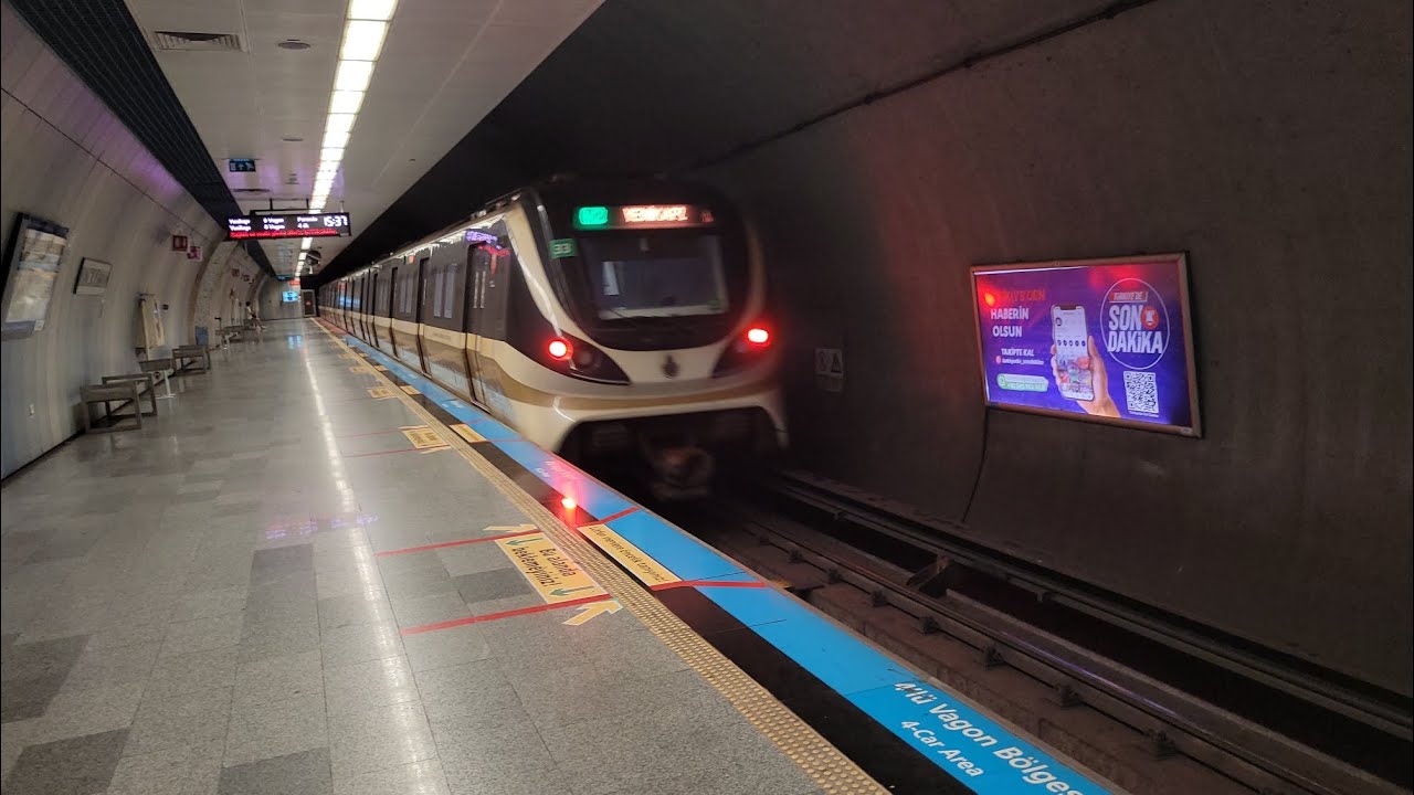 İstanbul Metrosunda Yenikapı - Hacıosman Arasında Seyahat