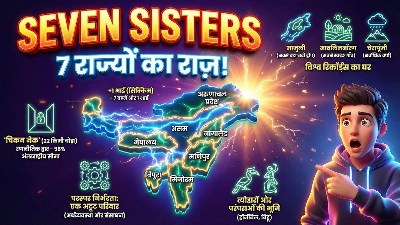 Seven Sisters of India 😲🔥 | 7 राज्यों का ऐसा सच जो किताबों में नहीं!