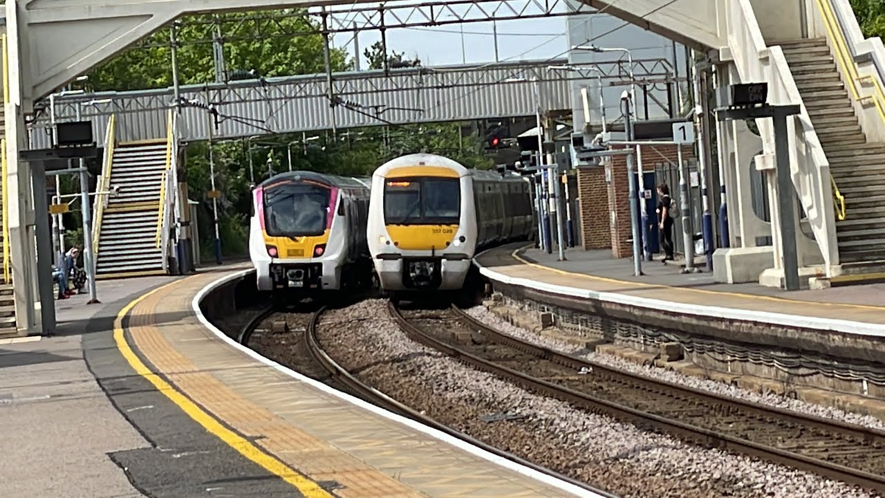 C2C Trains at Pitsea on May 13th 2022