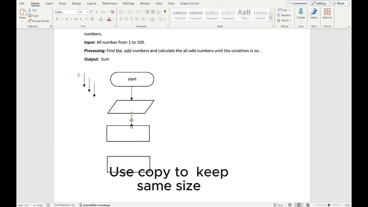 create-a-flowchart-that-calculates-the-sum-of-all-odd-numbers-between-1