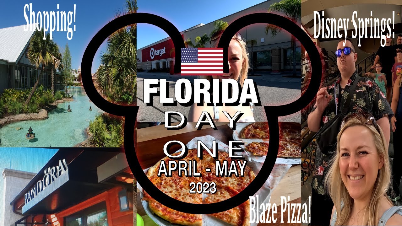 DAY 1 ORLANDO, FLORIDA APRIL 2023 | DISNEY WORLD | DENNYS | DISNEY SPRINGS | TARGET | Vlog #2
