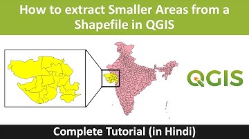 QGIS Tutorial: How to Extract Smaller Areas from a Shapefile | Select, Copy, and Export Features