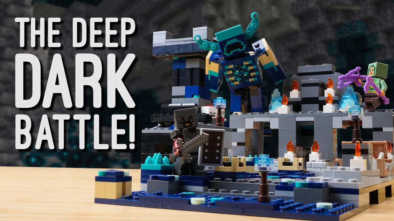 The Deep Dark Battle! LEGO Minecraft 21246 Early Review 