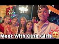 Meet with cute girls   wedding vlogs 