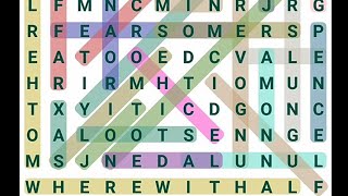 word search difficult level