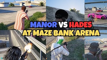 MANOR AMBUSH HADES Behind Maze Bank Arena (Fight #2) | MULTIPOV | NOPIXEL 4.0 GTA RP