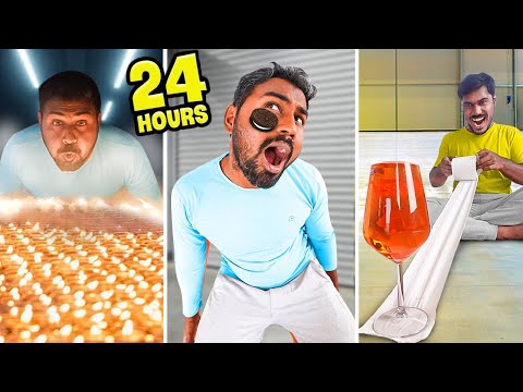 24 Hours Non-Stop Shorts Challenge, Who Will Win? | Mad Brothers