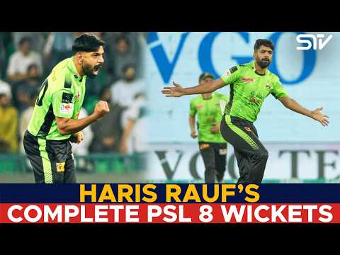 Haris Rauf’s Deadly Bowling 🎯 | All Wickets Compilation in #HBLPSL8 | MI2K