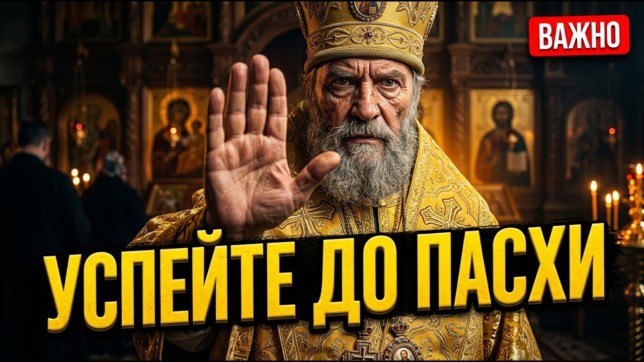 Почему Пасха 2026 года станет роковой для многих? Слезное обращение батюшки.