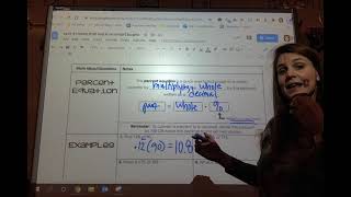 Pre algebra unit 4: percent equation