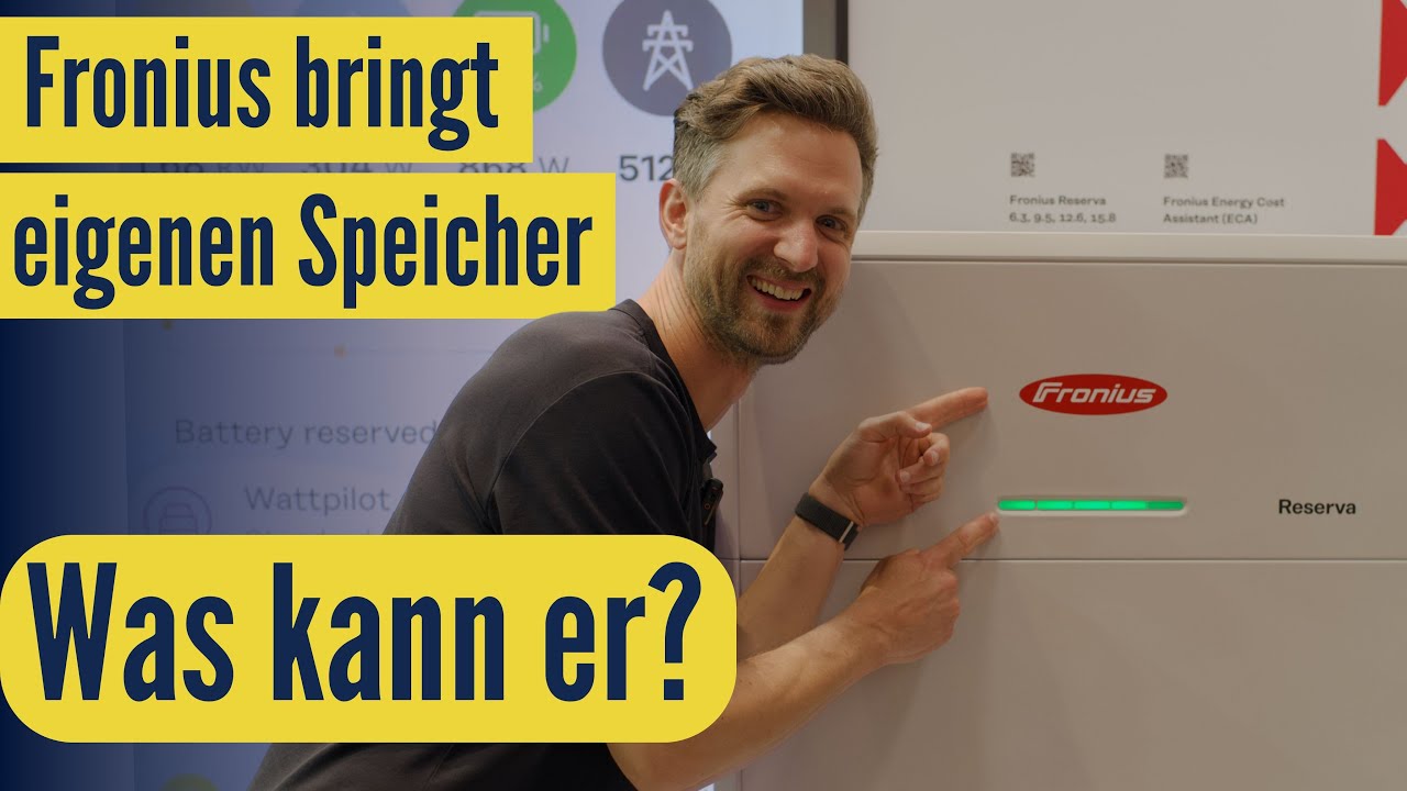 Neuer Fronius Reserva Speicher: Sicherster PV-Speicher? – auf YouTube ansehen