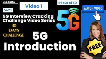 Day #1/30 |5G Introduction | 5G Interview Cracking Challenge Video Series #5G #Telecom #4g #lte