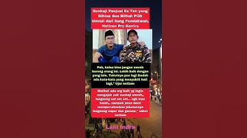 Sunhaji Penjual Es Teh yang Dihina Gus Miftah Pilih Umrah dari Sang Pendakwah #gusmiftah #shorts