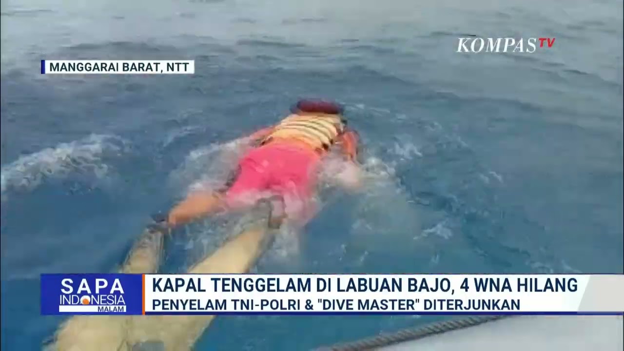 Fakta Baru Pencarian Empat WNA Korban Kapal Tenggelam di Labuan Bajo