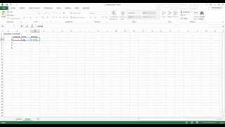 Making a Graph in Excel