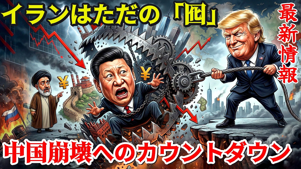 【衝撃の真実】標的はイランじゃない！アメリカが仕掛けた「中国経済」完全崩壊の罠