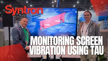 Syntron Material Handling uses Sensoteq Tau Condition monitoring sensors on aggregate equipment