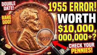 1955 Penny Worth $10,000,000,000+? Rare Error Coin Explained! #rarecoins #uscoins 