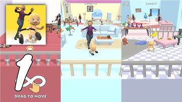 Baby Prank Gameplay Walkthrough Part 1 - Level 1 ~ 17 (Android, IOS)