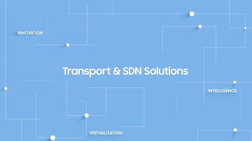 [Chipset & RAN Solutions] Transport & SDN Solutions