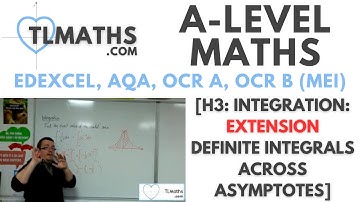 A-Level Maths: H3-10 [Integration: EXTENSION: Definite Integrals Across Asymptotes]