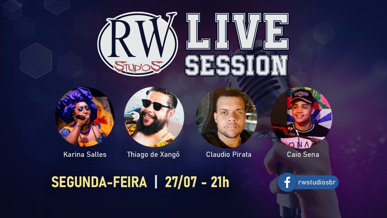 RW Studios: RW Live Session #04 - Karina Salles & Thiago de Xangô - YouTube