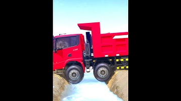 Spintires: MudRunner -SHACMAN DELONG X3000 Towing a Truck on a Snowy Road Ep314