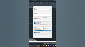How to Apply Design Criteria To an Alignment! #civil3d #design #modeling #course #autodesk #autocad