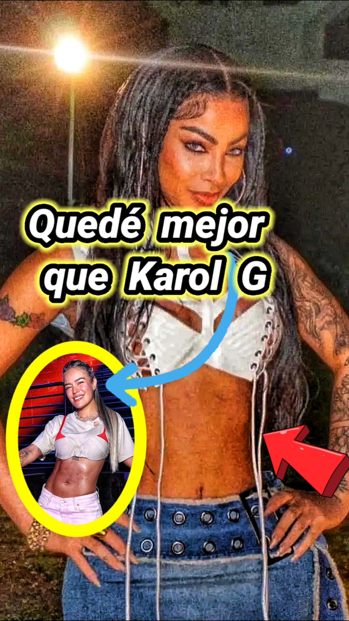 Quedé mejor que Karol G. #karolg #yailinlamásviral