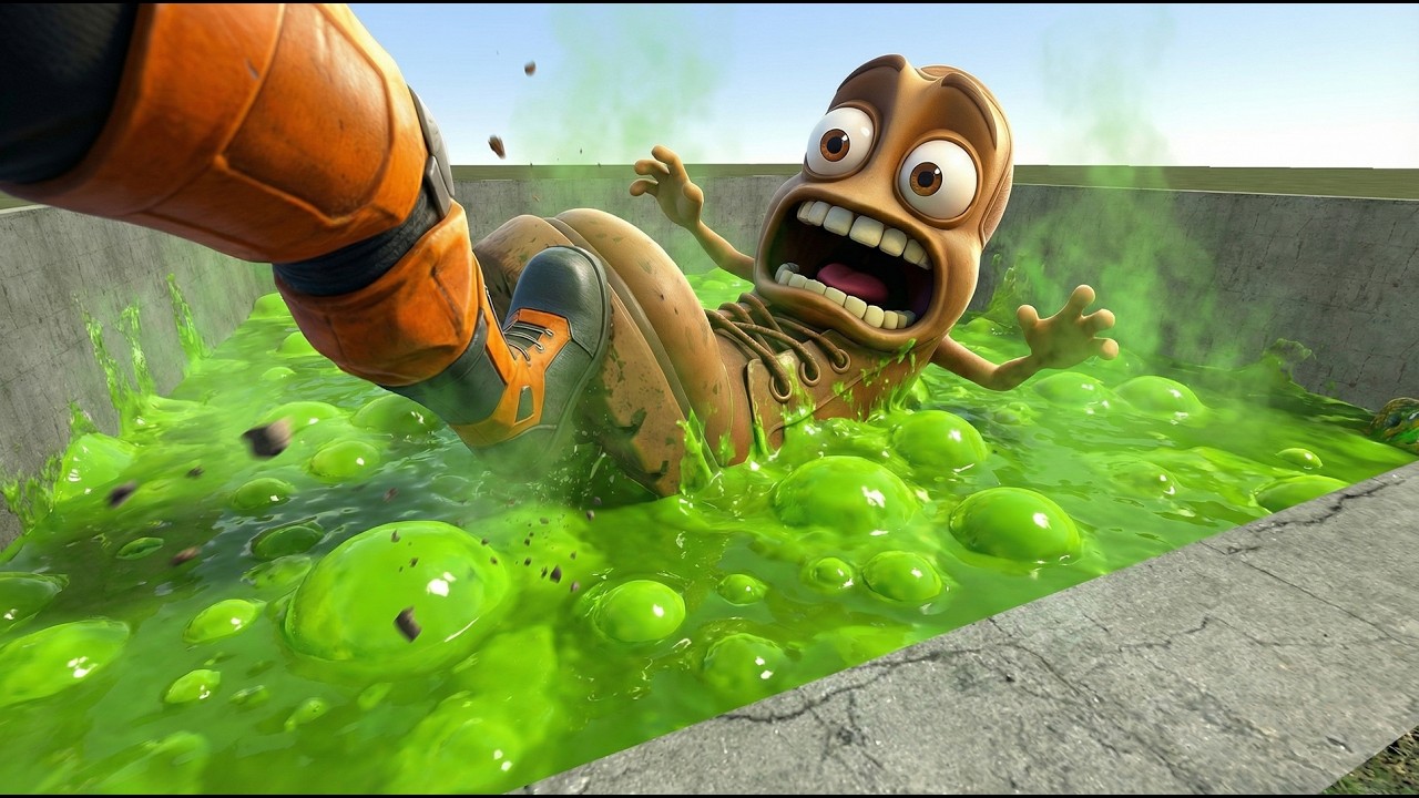 Spartan Kicking ALL Brainrot Italian Memes in a Toxic Pit  -  Garry's Mod