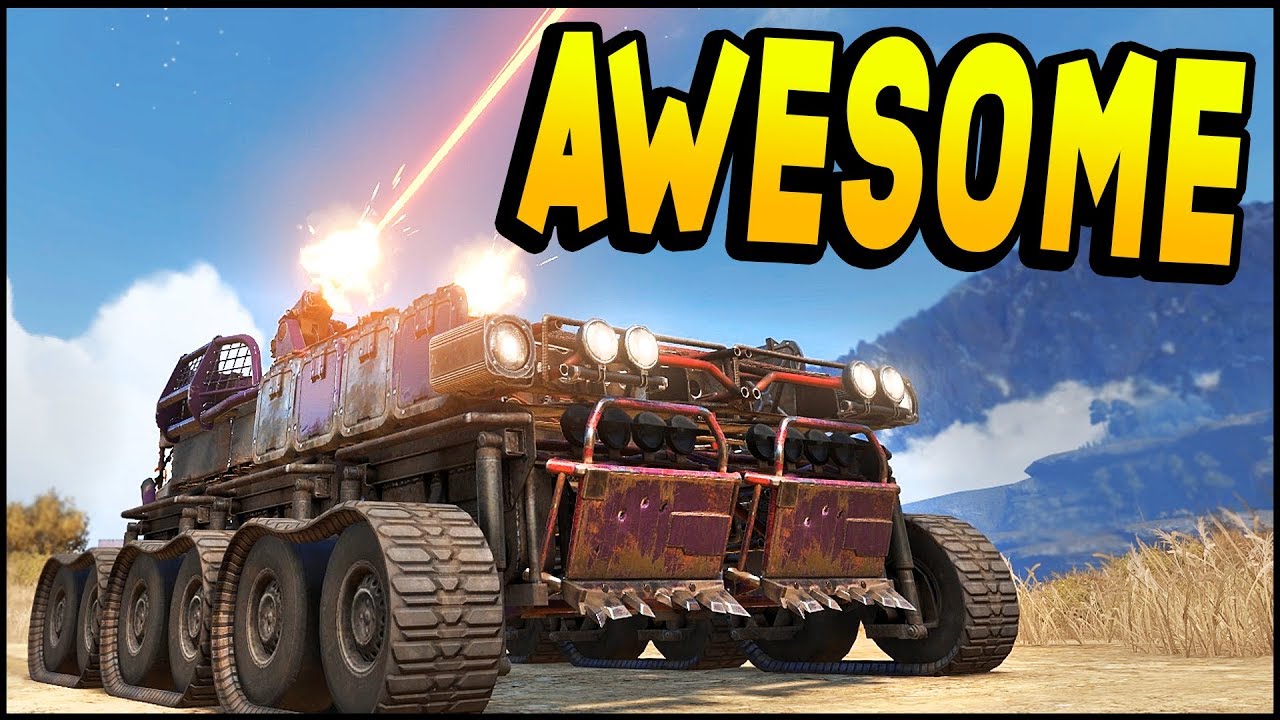 Crossout - AWESOME, FAST & POWERFUL Dual Hammerfall Build - New Cab Favourite (Crossout Gameplay)