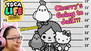 Toca Life School!!! - Cherry is Going To Jail?!! - Let's Play Toca Life School!!!