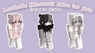Aesthetic Minecraft Skins for girls! (java w/ links) screenshot 4