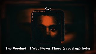 i was never there - speed up, lyrics