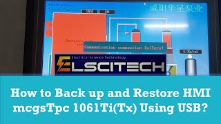 How To Back Up And Restore Hmi Mcgstpc 1061Titx Using Usb?