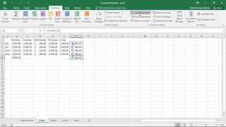Tracing Precedent and Dependent Cells in Excel