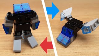 [LEGO Mini Robot Tutorial] Triple Changer Transformer Mech/ミニレゴ変身ロボ/미니 레고 변신로봇