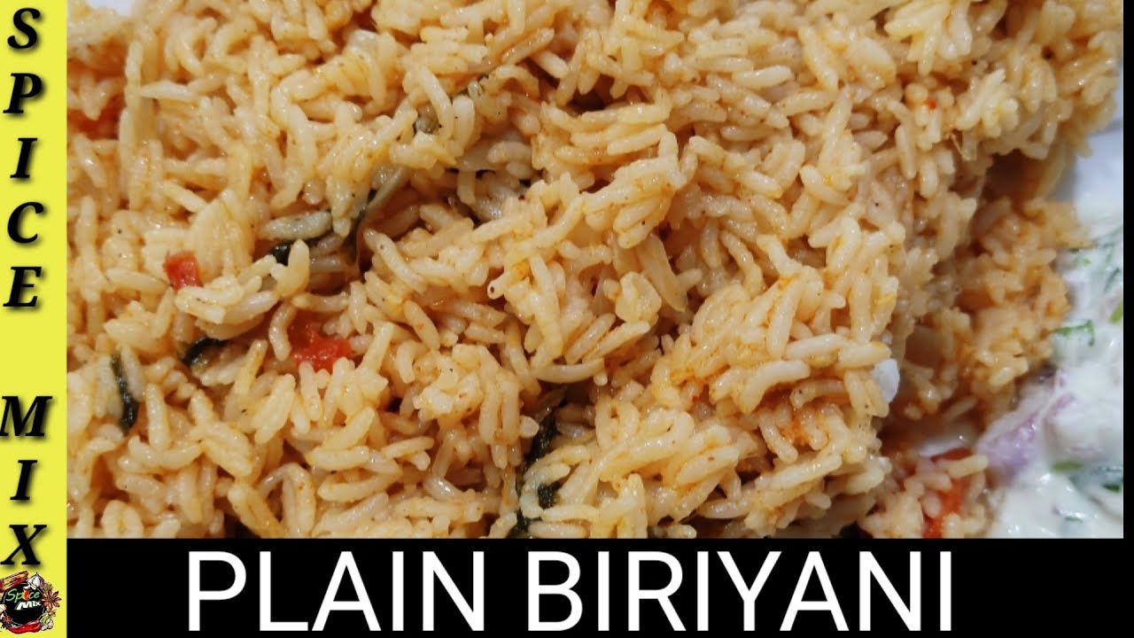 Empty biriyani plain biriyani bachelors biriyani spice mix