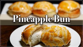 Best Pineapple Bun with Cream Cheese Filling Recipe | Chue and Rimi screenshot 1