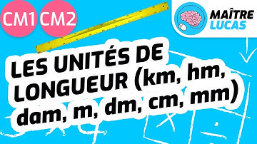 Unités de mesure de longueur CM1 - CM2 - Cycle 3 - Maths - Mathématiques - Grandeurs et mesures