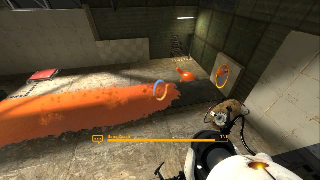 half alive Portal 2 - Chapter 7 Chamber 1 with 4 Portals