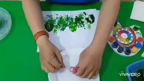 Tạo hình: Sáng tạo tranh từ màu nước GV Lê Thị Khánh Ly - Trường  MN Thạch Hạ