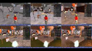 Performancetest: Second Life vs. OpenSimulator