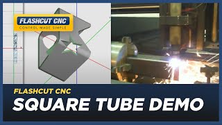 Design, Nest, and Cut Square Tube - FlashCut CAD/CAM/CNC Software