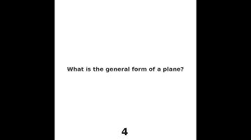 MAT223 Simple Lines Planes Flashcards