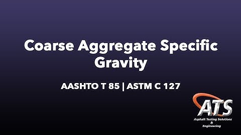 Specific Gravity | Coarse Aggregates
